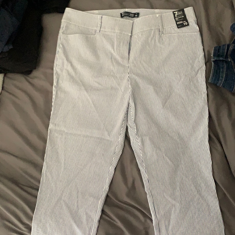New York & Co Crop stretch pant straight leg NWT